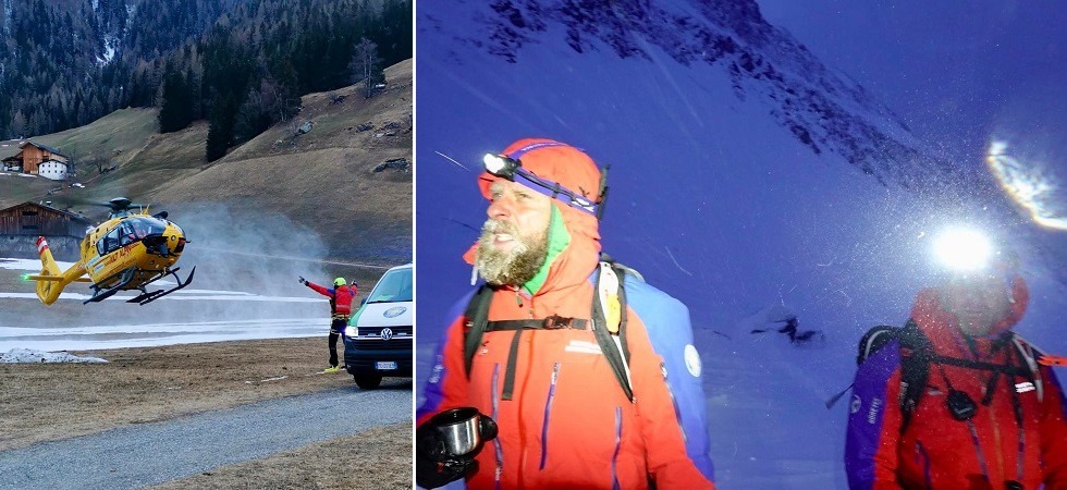 In montagna nonostante il maltempo: “È vivo per miracolo, ha trascorso la notte a meno 16 gradi”